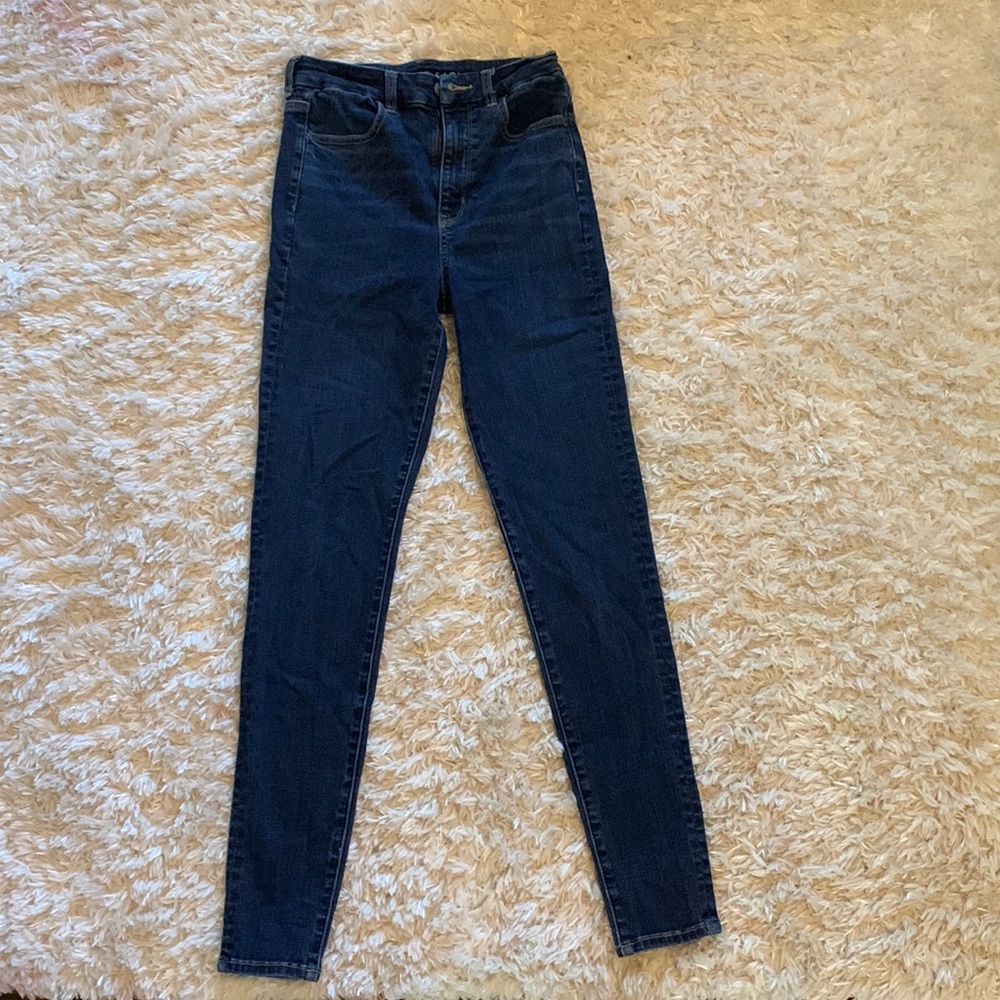American Eagle dark wash next level stretch jeans